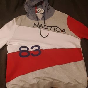 Mens Nautica Shirt Style Pullover (L) Never Worn